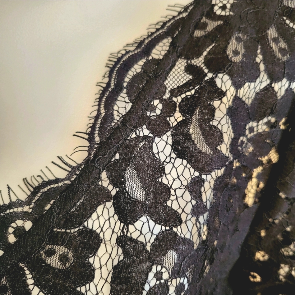 Free People Lace Top, Black, Small - Picture 5 of 5